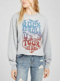 Love Tribe Juniors 1977 Rock N Roll Graphic T Shirt, Size Medium by Vanessa Jane
