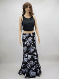 Sequin Hearts Juniors 2-Pc. Satin and Floral-Print Gown Size 11 by Vanessa Jane