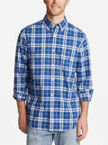 Nautica Mens Classic Fit Stretch Poplin Shirt In Plaid, Size Large by Vanessa Jane
