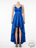 B Darlin Juniors High-Low Dress ,Royal Blue, Size 1/2 by Vanessa Jane