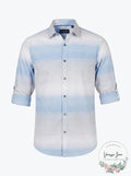 Alfani Mens Regular-Fit Ombré Stripe Shirt, Size XXL by Vanessa Jane