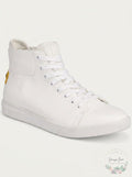 KINGSIDE Mens William High-Top Sneaker Size 9.5 White by Vanessa Jane