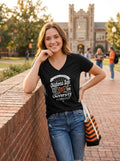 Levelwear NCAA Oklahoma State Cowboys Women Anthem Entice Tee, Medium, Black by Vanessa Jane