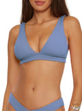 BECCA By Rebecca Virtue Becca Pucker up Bikini Top in Mist by Vanessa Jane