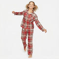 Justice Girls Christmas Pajama Set Sparkle Plaid Holiday, Size 8 by Vanessa Jane