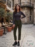 Levis Womens Limited 724 Printed Cropped Straight-Leg Jeans by Vanessa Jane