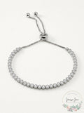Giani Bernini Cubic Zirconia Bolo Bracelet in Sterling Silver by Vanessa Jane