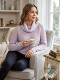 Planet Gold Juniors Cowl-Neck Sweater, Size Small by Vanessa Jane