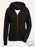 Ideology Zip Long Sleeve Hoodie, Size XS by Vanessa Jane