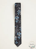 Bar III Mens Carter Skinny Floral Tie by Vanessa Jane