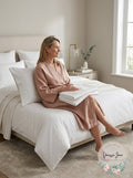 Austin Home Collection Emerson 950 Thread Count Bedding Sheet Set Ivory by Vanessa Jane