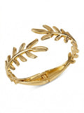Charter Club Gold-Tone Leaf Cuff Bracelet by Vanessa Jane