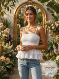 Bb Dakota by Steve Madden Womens Made for You Top - Ivory by Vanessa Jane