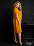 Alfani Scoop-Neck Cape Shift Dress, Size M by Vanessa Jane