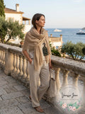 Collection Xiix Forever on Vacation Travel Bag and Scarf, Sandstone One Size by Vanessa Jane