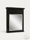 Sunny Wood BH2635m Barton Hill 26in Single Door Medicine Cabinet – Black by Vanessa Jane