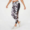 Ideology Printed Mesh-Trimmed Ankle Leggings, Size XL by Vanessa Jane
