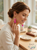 Style & Co Shaky Bead and Shell Drop Earrings by Vanessa Jane