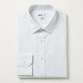 Bar III Mens Dot Print Button Down Dress Shirt, White, Size Large by Vanessa Jane