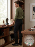 Alfani Mens Regular-Fit Pants by Vanessa Jane