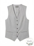 Perry Ellis Mens Texture Vest Brushed Nickel, Size XS by Vanessa Jane