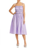 Aqua Ruched Sleeveless MIDI Dress, Size Small by Vanessa Jane