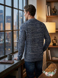American Rag Mens Sweater Cardigan Textured Knit, Size Medium by Vanessa Jane