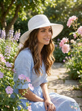 August Hat Company Textured Packable Floppy Hat, 50+ One Size by Vanessa Jane