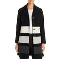 Karl Lagerfeld Paris Long Colorblock Jacket, Size Medium by Vanessa Jane