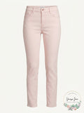 Calvin Klein Womens Denim Mid-Rise Straight Leg Jeans by Vanessa Jane