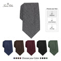 Tasso Elba Mens Classic Herringbone Tie by Vanessa Jane