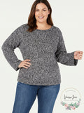 Style & Co Plus Size Relaxed Marled Sweater, Size 3X by Vanessa Jane