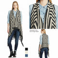 Love By Design Women's Geometric Cardigan Sweater Vest -Medium by Vanessa Jane
