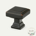 Emtek 86296 American Designer 1-5/8 Inch Square Cabinet Knob by Vanessa Jane