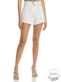 Derek Lam 10 Crosby Monterey Belted Eyelet Shorts, Size 0 by Vanessa Jane