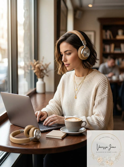 Polaroid Bluetooth Wireless Headphones Ultra Comfort Foldable by Vanessa Jane