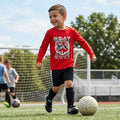 Reebok Little Boys' Long Sleeve Tee, 2029-Haute Red, 5 by Vanessa Jane