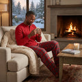 Matching Mens Mix It Brinkley Plaid Family Pajama Set, Size XXL by Vanessa Jane