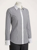 Charter Club Striped Contrast-Trim Shirt, Size 6 by Vanessa Jane