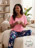 INC Super-Soft Short Sleeve Top, Pink Gemstone, Size XXL by Vanessa Jane