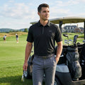 Under Armour Mens Tech Textured-Stripe Polo, Size Small by Vanessa Jane