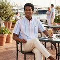 Vineyard Vines Mens Stretch Cotton Short-Sleeve Awning Stripe Shirt, Size Large by Vanessa Jane