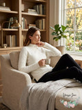 Alfani Mock-Neck Boucle Sweater, Size Large by Vanessa Jane