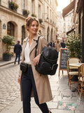 Steve Madden Boomer Backpack W/ Removable Belt Bag-Black by Vanessa Jane