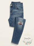 Imperial Star Big Girls Skinny-Fit Destructed Jeans, Size 16 by Vanessa Jane