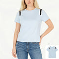 Freshman Juniors Track-Stripe T-Shirt, Size XL by Vanessa Jane