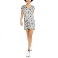 Bar Iii Printed Satin Shift Mini Dress, Size XS by Vanessa Jane