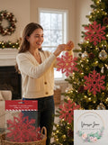 Amscan Snowflake 11Inches Decorations, Glitter Red, 11/Pack by Vanessa Jane