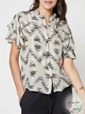 Joie Sidera B Silk Top, Size Small by Vanessa Jane