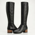 Gentle Souls by Kenneth Cole Ella Square-Toe Block-Heel Boot,Size 5 by Vanessa Jane